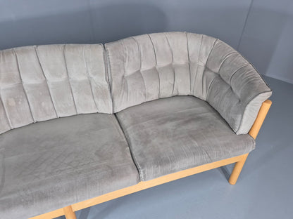 Vintage Three Seater Sofa 1980s Danish Nielaus Jeki Retro MCM EB11348 M3SS9