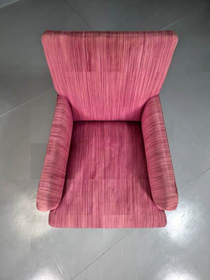 Vintage Lounge Chair lilac Pink Wool 1930s Retro EB7379 VCLO - UKDK FURNITURE