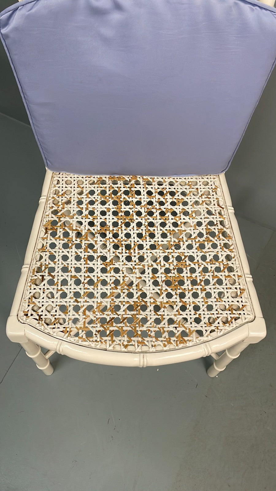White Bamboo Dining Table & 8 Chairs Harrods 1950s Plantation Style EB11554 MWOO18