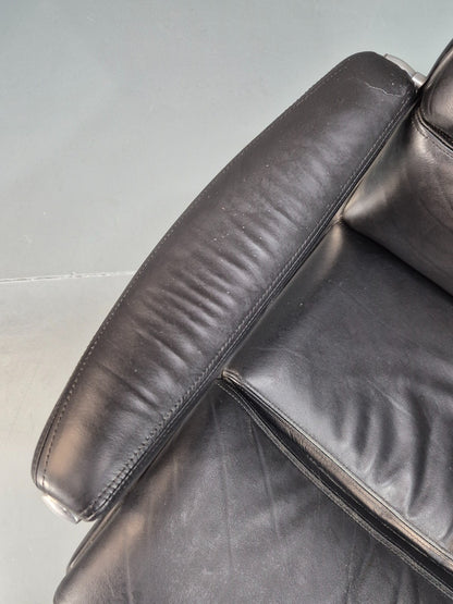 Roder Sohne Leather and Aluminium Boardroom Chair 1960s Retro MCM EB10616 MNOR5