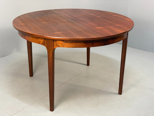 Vintage Nathan Dining Table Extending Circular Mid Century EB9126 MWOO - UKDK FURNITURE