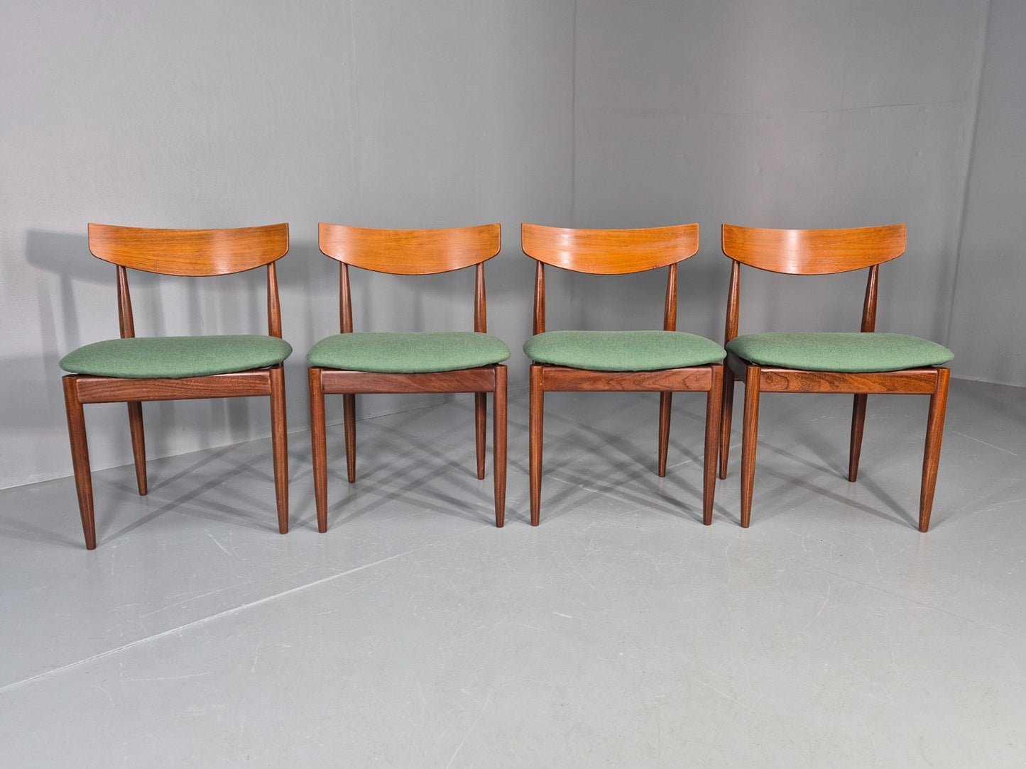 4 Vintage G Plan Dining Chairs Danish Design 1960s Retro MCM EB11484 MDIN4