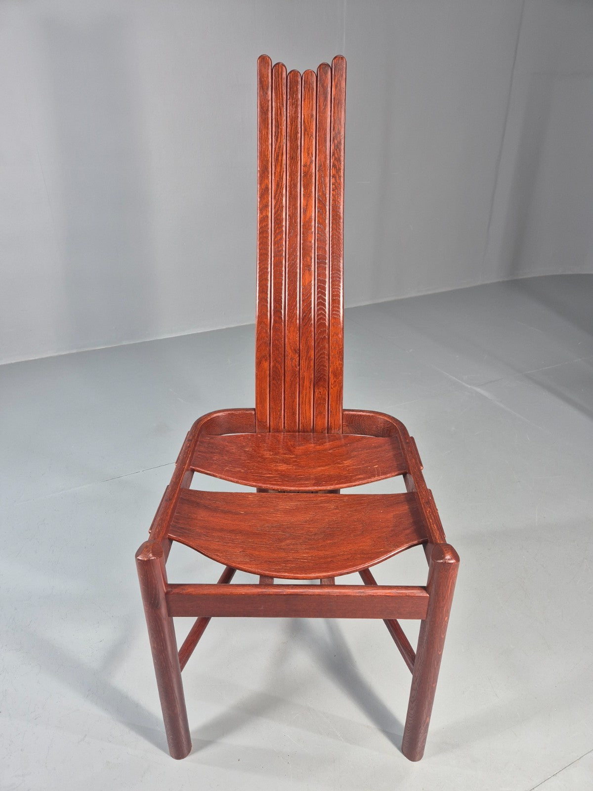 6 1980s Post Modern design Dining Chairs Allmilmo Retro Brutalist EB11000 VDIN14