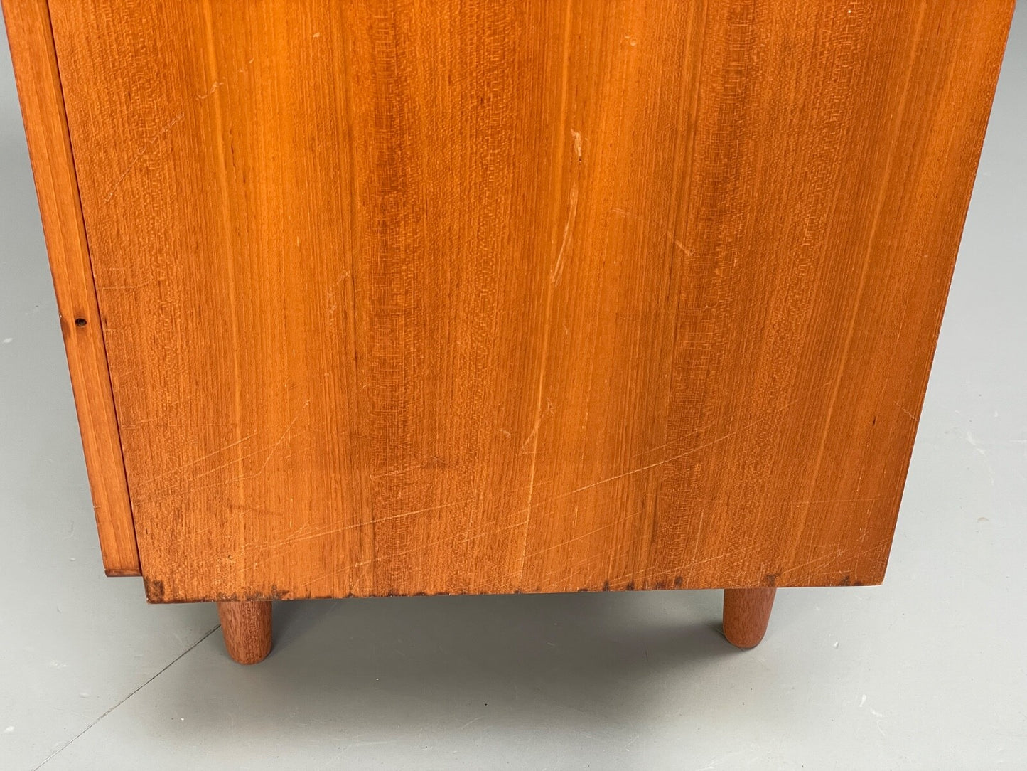 Vintage Teak Media Unit Drop Door Cabinet By Beaver & Tapley EB9743 MWOO - UKDK FURNITURE