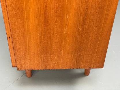 Vintage Teak Media Unit Drop Door Cabinet By Beaver & Tapley EB9743 MWOO - UKDK FURNITURE