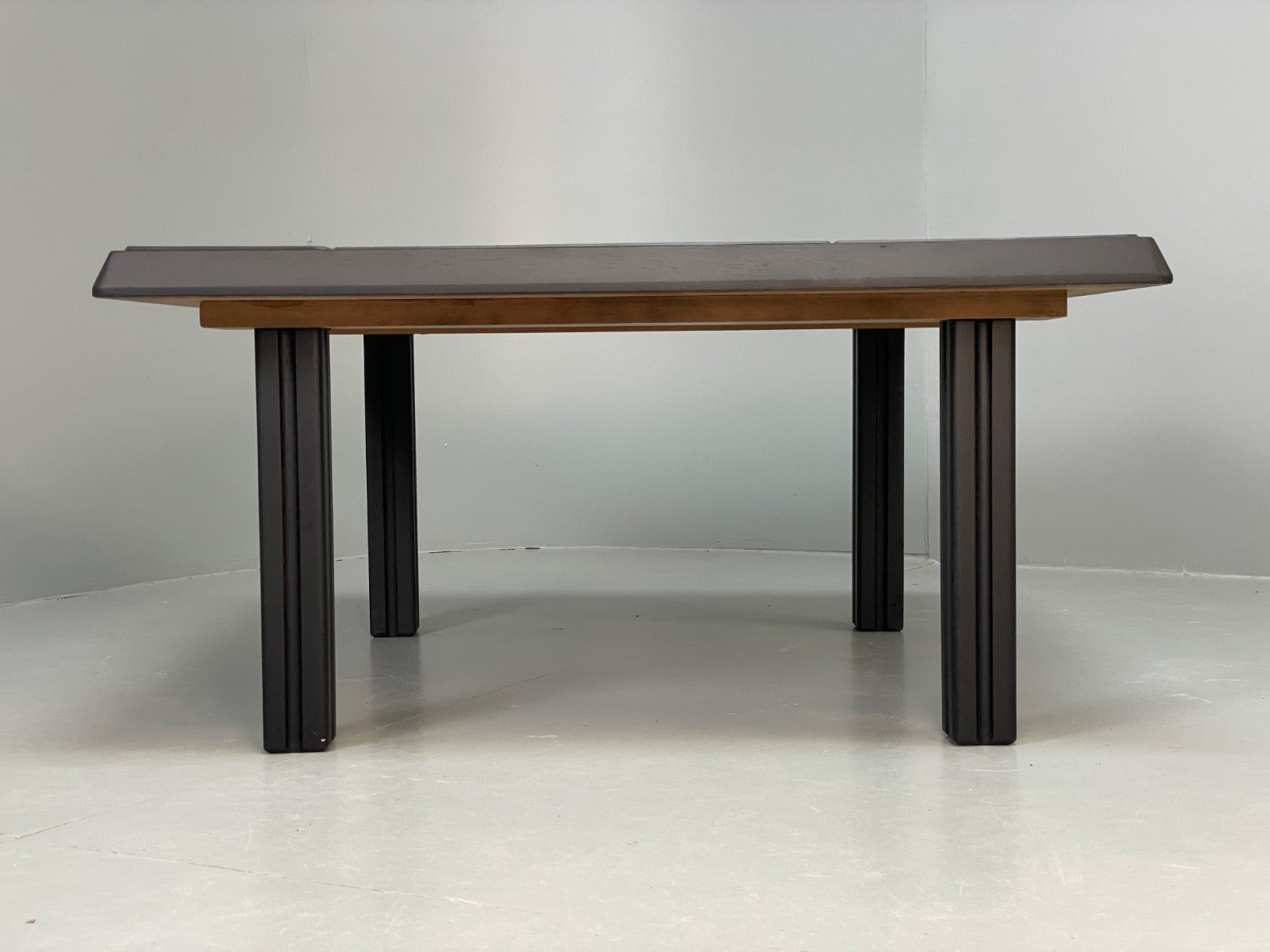 Vintage Tiled Coffee Table Danish 1980s Charcoal Grey Square EB10963 MWOO1