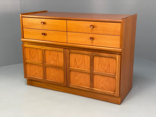 Vintage Nathan Teak Compact Sideboard Retro Drawer 1960s Mid Century EB9826 MWOO - UKDK FURNITURE