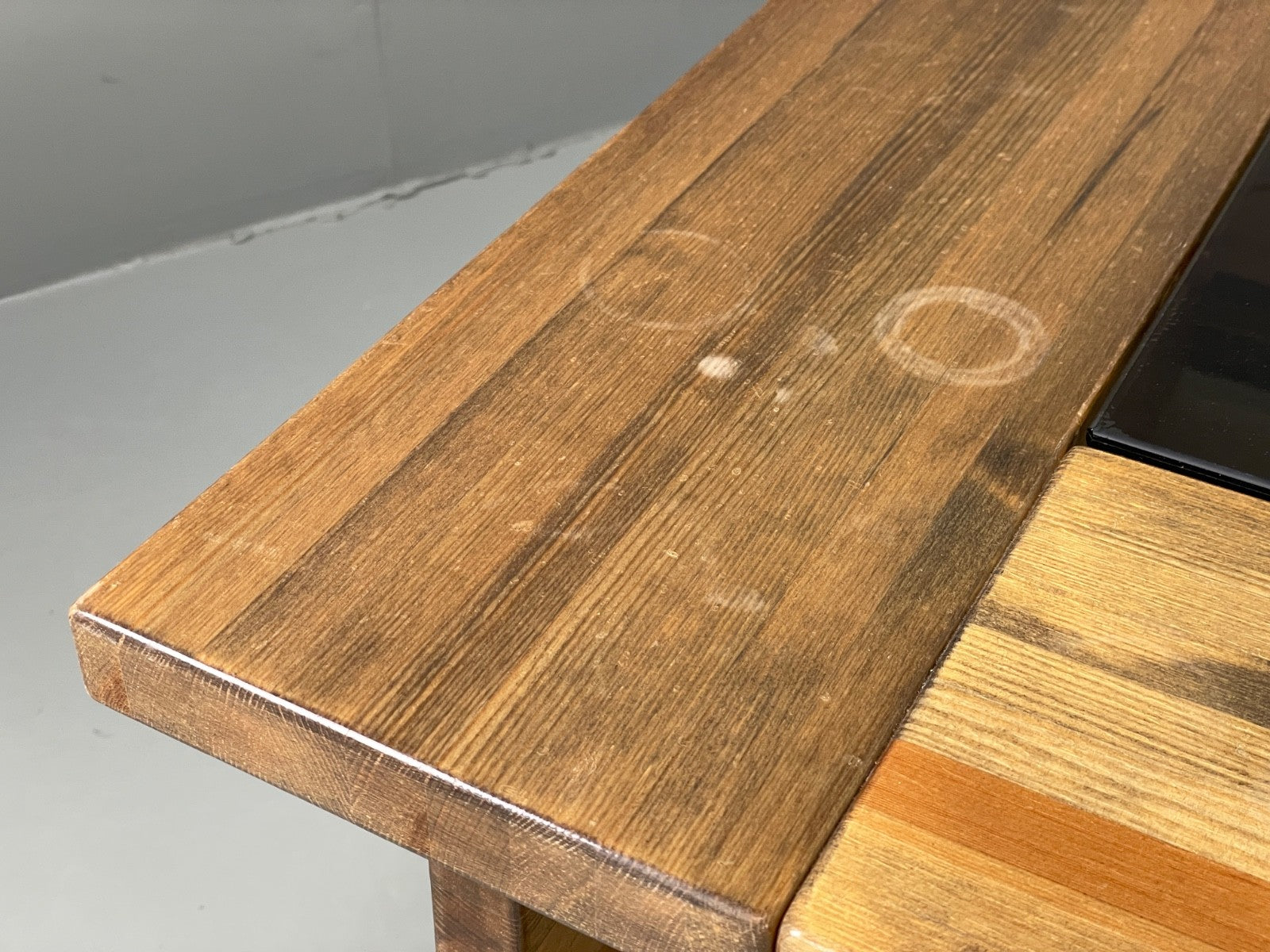 Vintage 1970s Coffee Table Pine & Glass By Hameen Kalustaja Finland EB11176 MWOO8