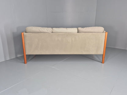Vintage 3 Seat Settee Mid Century Danish Design Beech Wood Frame EB10553 M2SS13