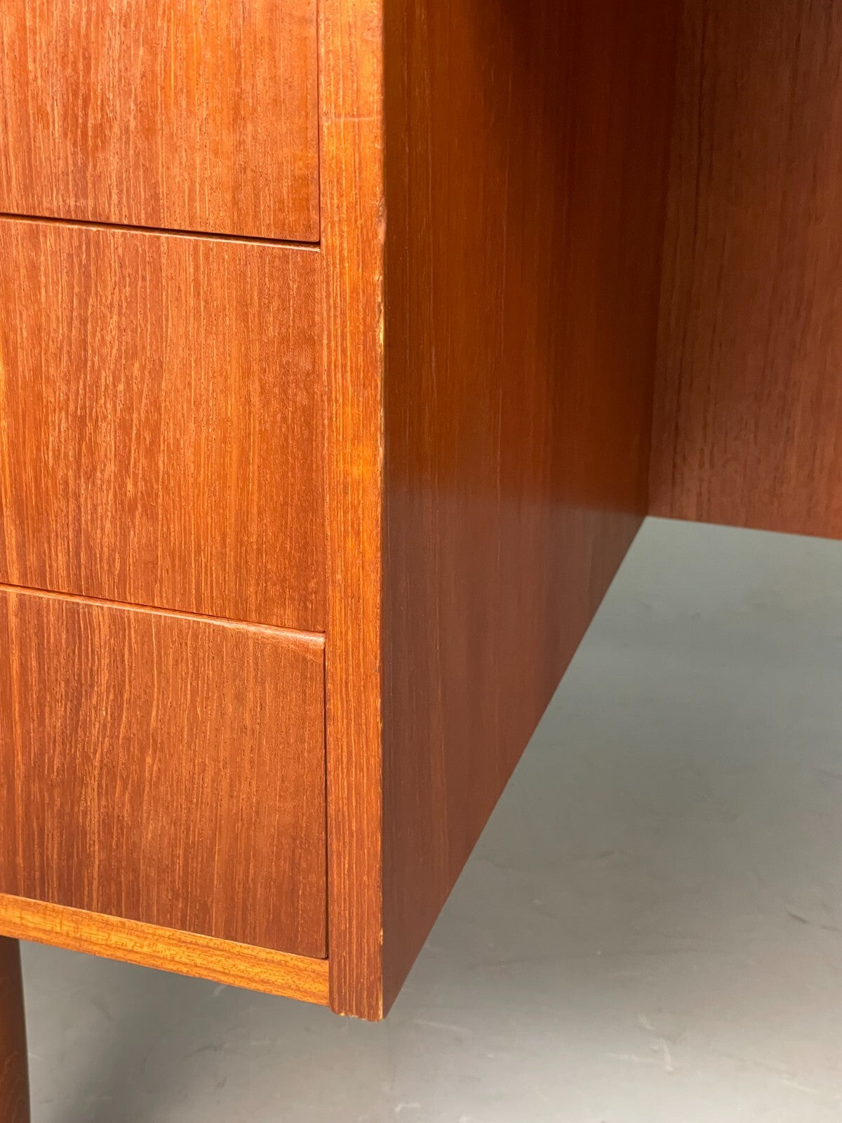Vintage Danish Teak Desk With Drawers Shelving Mid Century Style EB9125 MWOO - UKDK FURNITURE