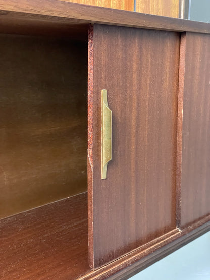 Vintage 1960s Glazed Cabinet Mid Century Beaver & Tapley Bookcase EB11536 MWOO21