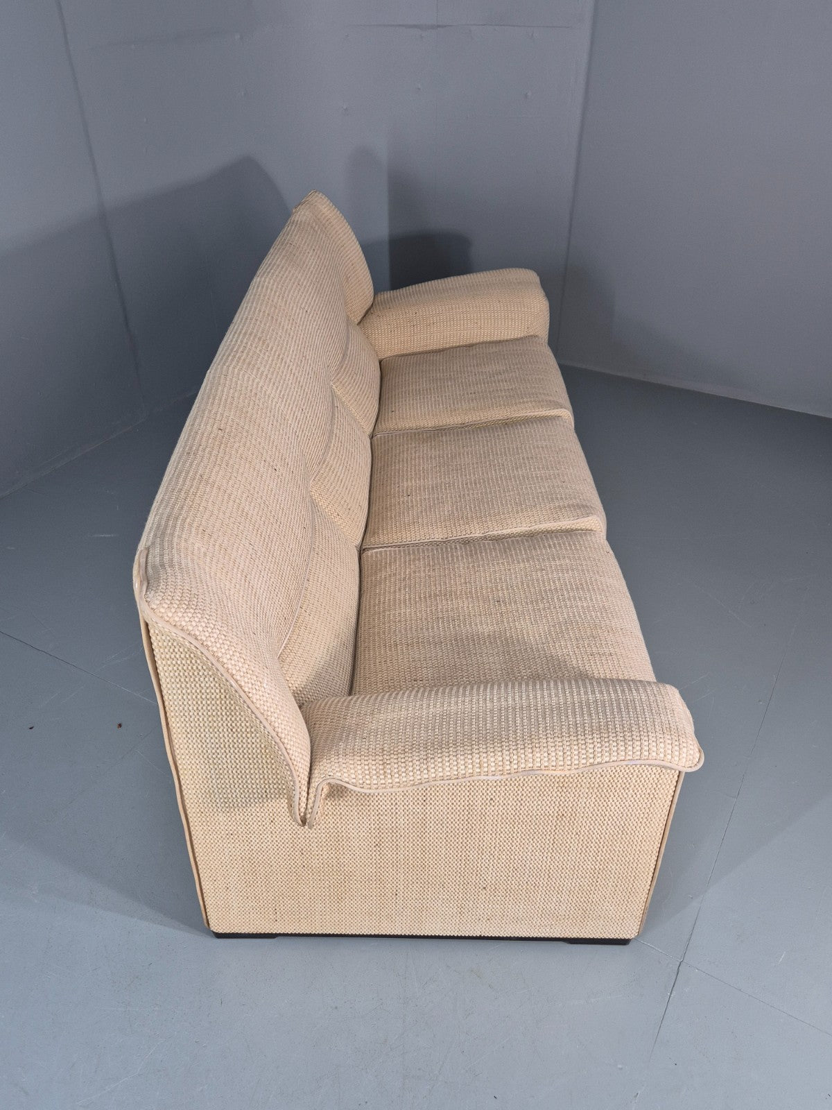 Afra and Tobia Scarpa for B and B Italia Three Seater Lauriana 80s EB11005 V3SS14