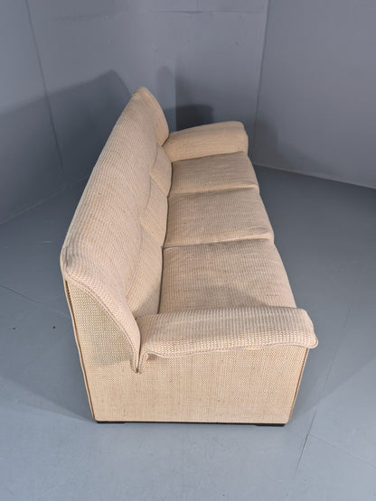 Afra and Tobia Scarpa for B and B Italia Three Seater Lauriana 80s EB11005 V3SS14