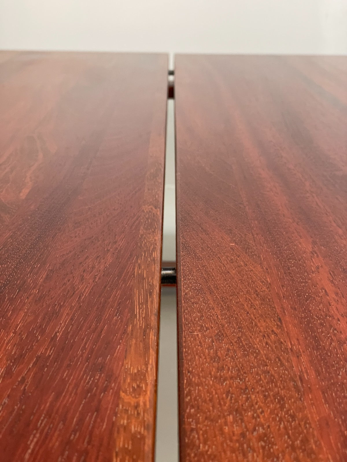 Vintage Rectangular Coffee Table Mahogany 1980s Solid Floating Top  EB11180 MWOO13