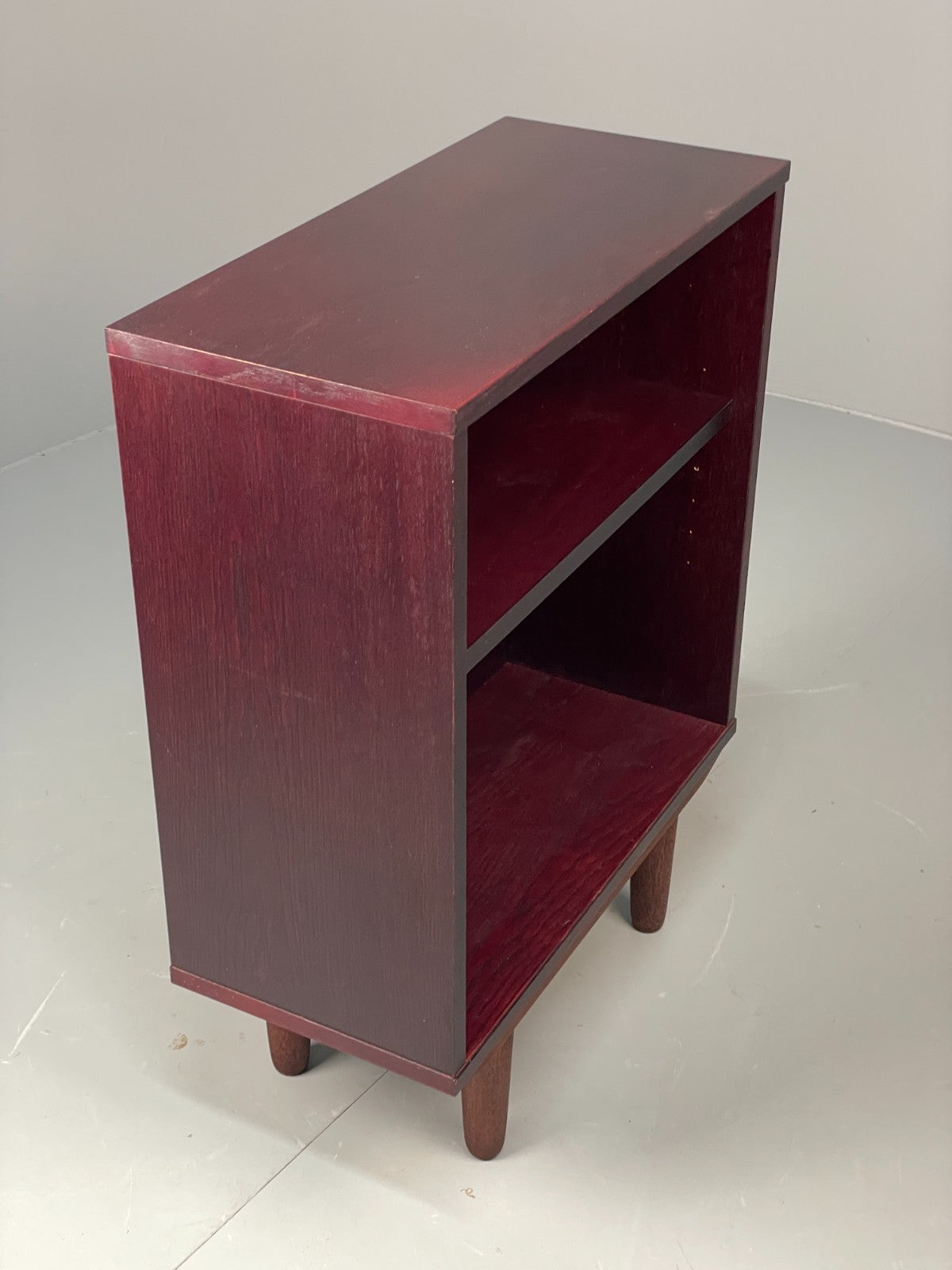Vintage Dark Oak Bookcase Adjustable Shelf By Beaver & Tapley EB11498 MWOO7