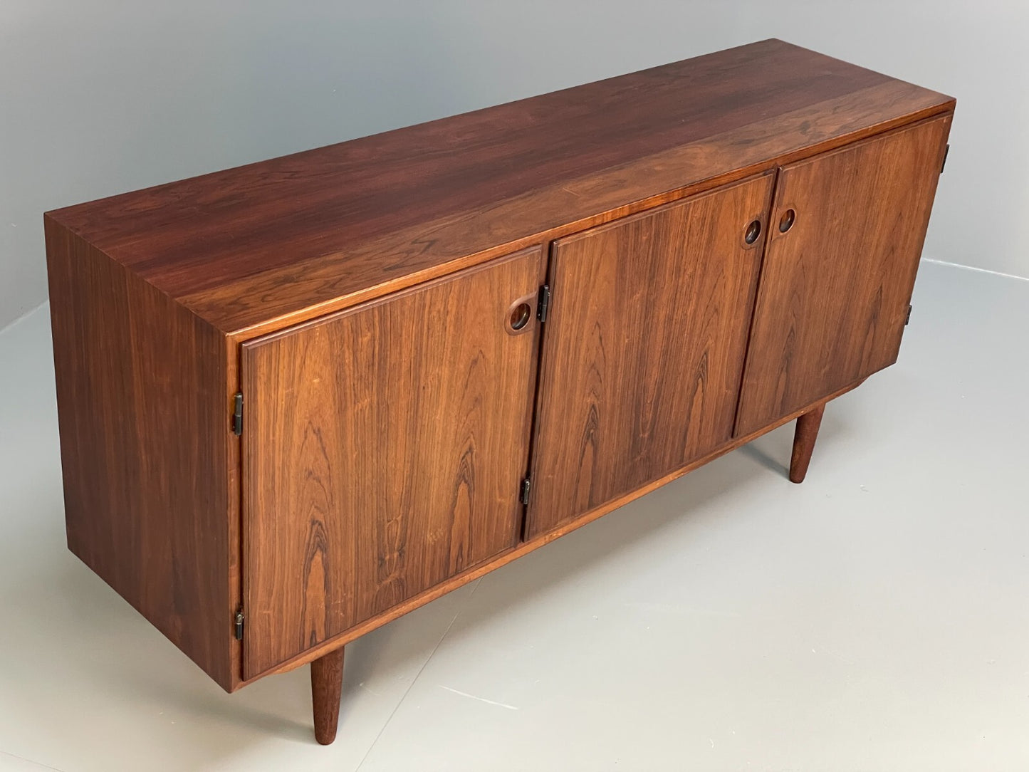 Vintage Danish Sideboard Mid Century Design Svend Langkilde Shelving EB9514 MWOO - UKDK FURNITURE