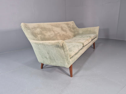 Three Seat Midcentury Sofa 1960s Sweden Teak Legs Retro EB11081 M3SS12