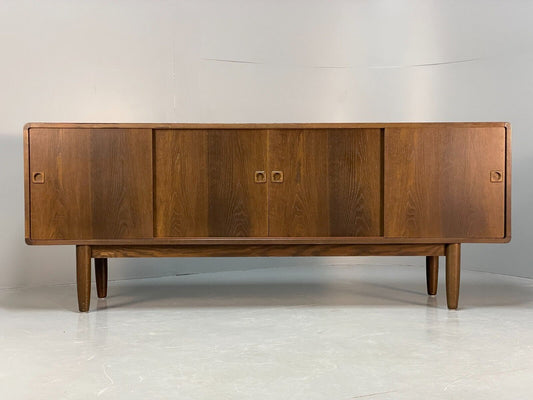 Vintage Danish Large Oak Sideboard Midcentury Shelving Storage EB8688 MWOO - UKDK FURNITURE