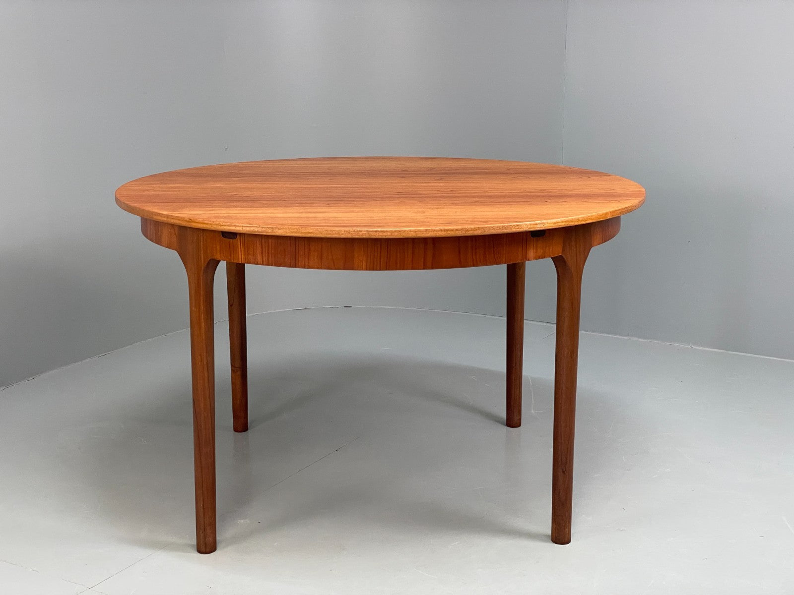 Vintage McIntosh Dining Table Circular Teak Extending 1960s Retro EB11685 MWOO21