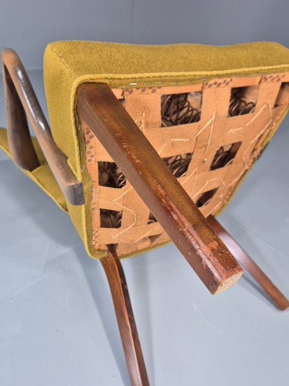 Vintage Mid Century Danish Lounge Chair High Back 1950s Retro EB11815 MNOR9