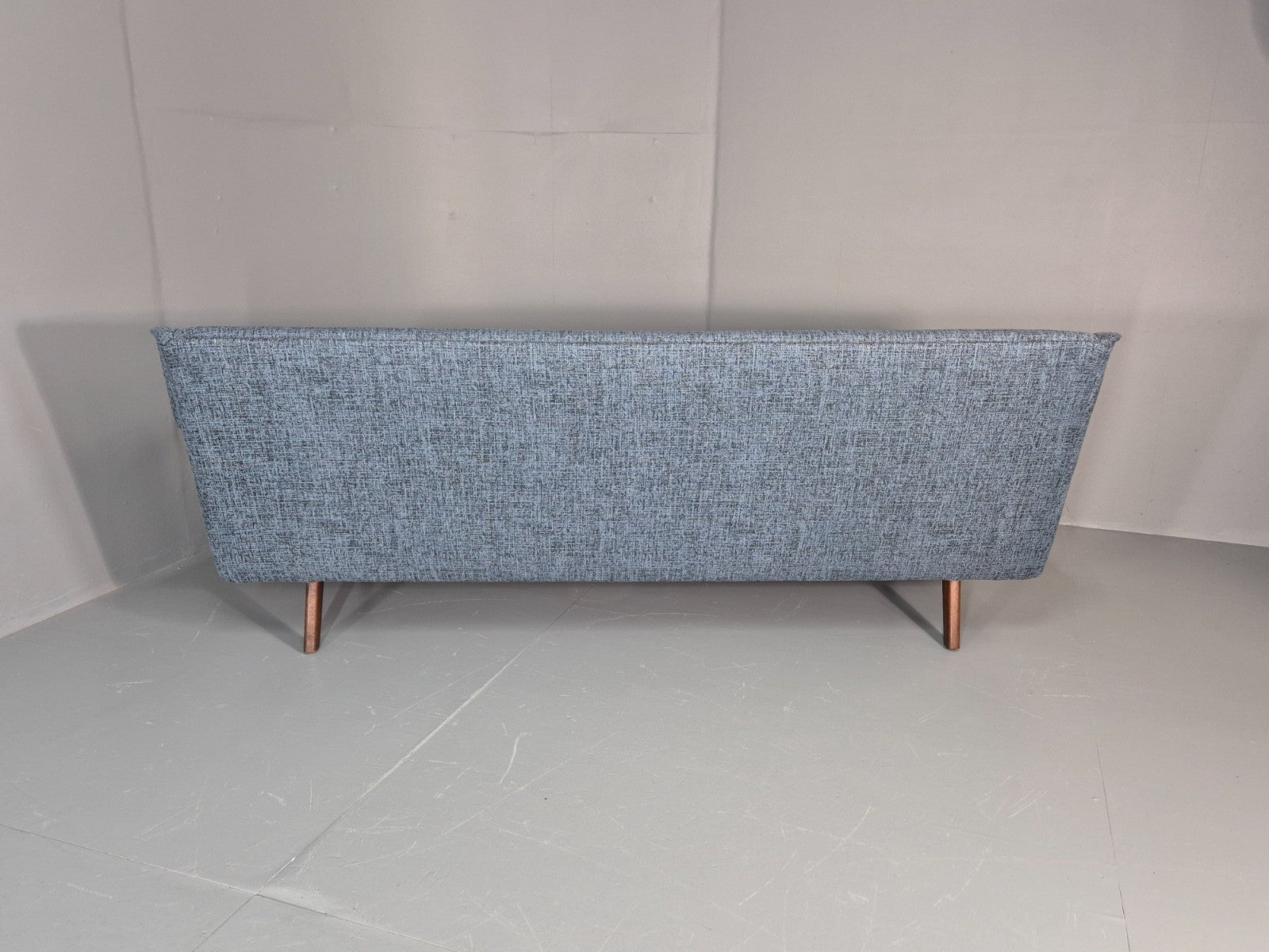 Mid Century Four Seater Settee New Upholstery Teak Paws 60s Danish EB11270 M4SS14