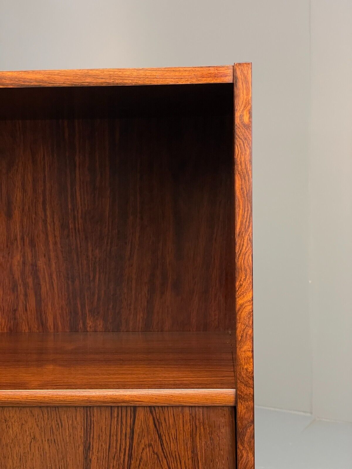 Midcentury Danish Bookcase Sliding Doors Torben B Nielsen Vintage EB8807 MWOO - UKDK FURNITURE