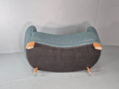 Vintage Art Deco Banana Sofa 2 Seater 1930s Danish New Upholstery  EB11772 M2SS4