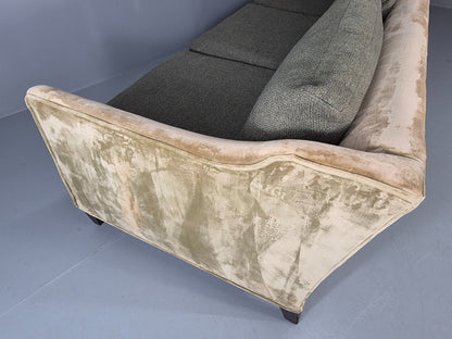 Vintage 4 Seater Settee Velvet and Wool Upholstery Modern Design EB11669 M4SS18