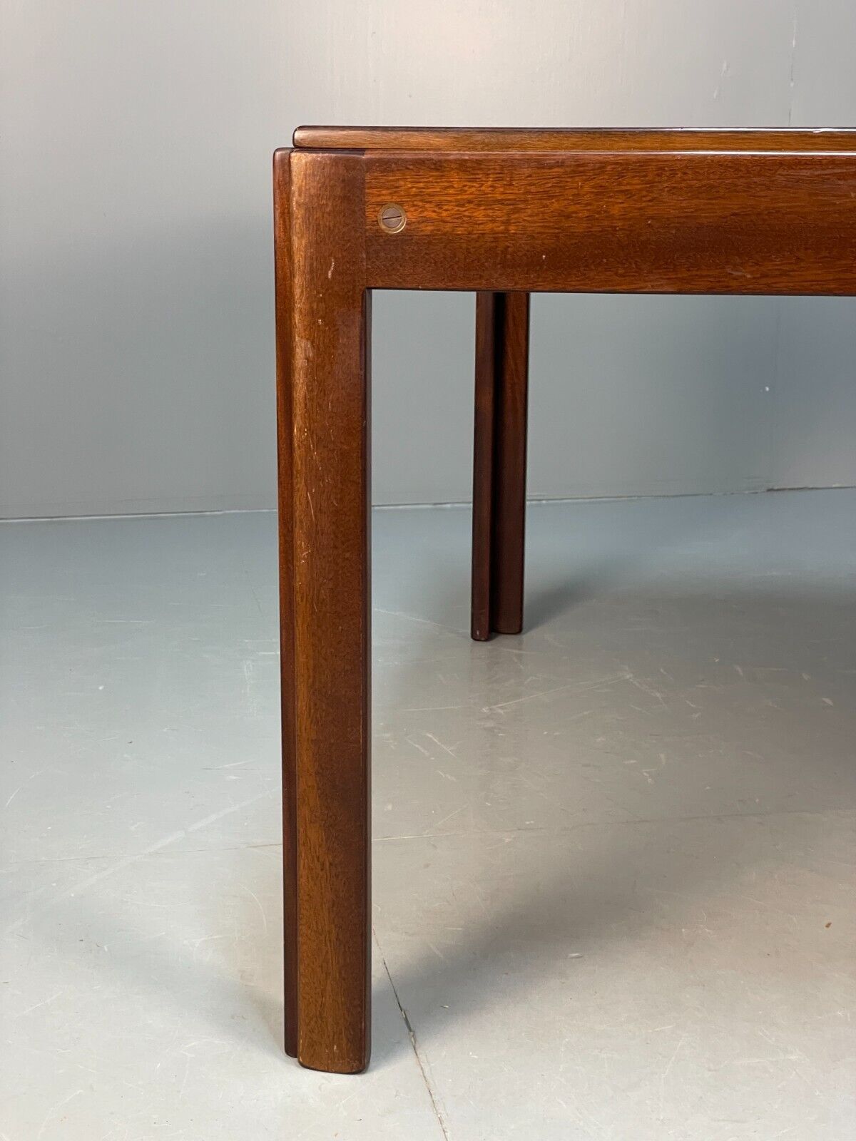 Vintage Danish Square Coffee Table Mahogany 1950s EB8673 MWOO - UKDK FURNITURE