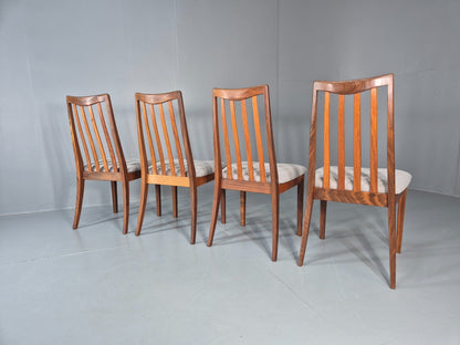 4 G Plan Dining Chairs Mid Century Teak Fresco Range 1970s  EB10981 VDIN10