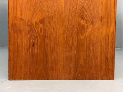 Vintage 1970s Teak Cabinet Danish Design Shelving Retro Handles EB11044 MWOO17