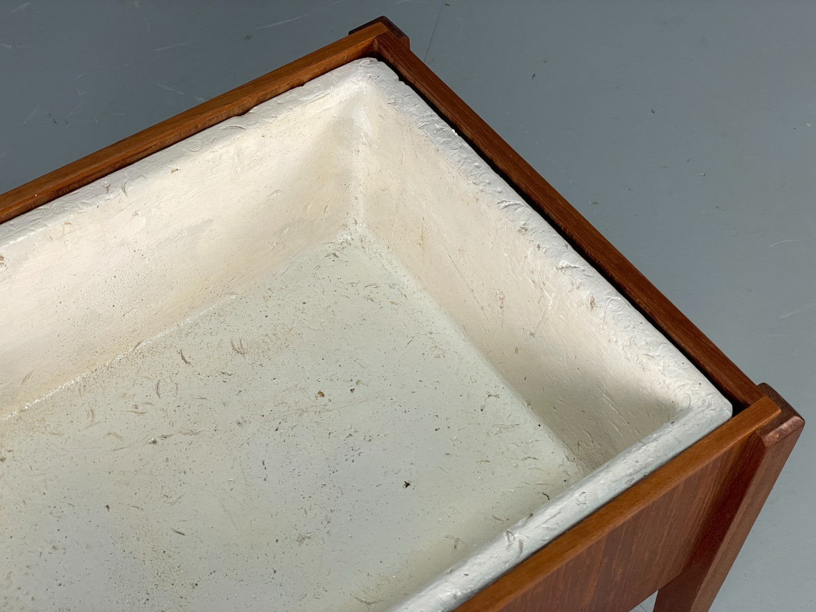 Vintage Teak Flower Planter Drinks Cooler Danish 1960s Mid Century EB11494 MWOO7