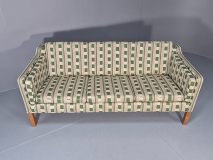 Mid Century Three Seater Sofa Danish Lost and Found Upholstery MCM EB10971 M3SS4