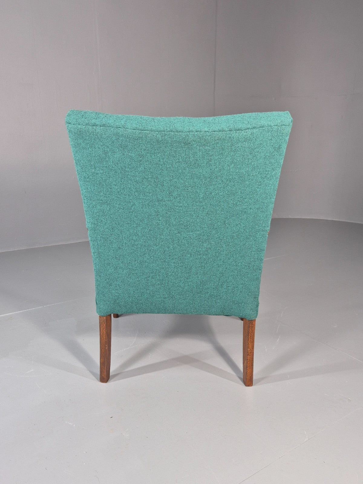Vintage Mid Century Teak Lounge Chair New Upholstery Retro 1960s EB11814 MNOR9