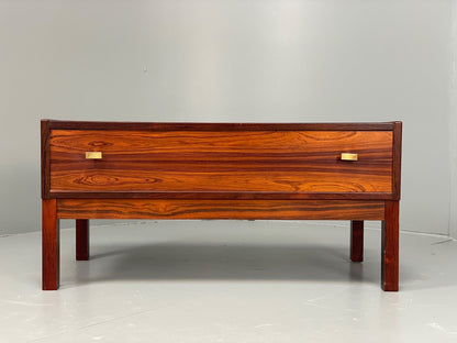 Vintage Chest Of Drawers Low Console 1960s Danish Mid Century EB11199 MWOO1