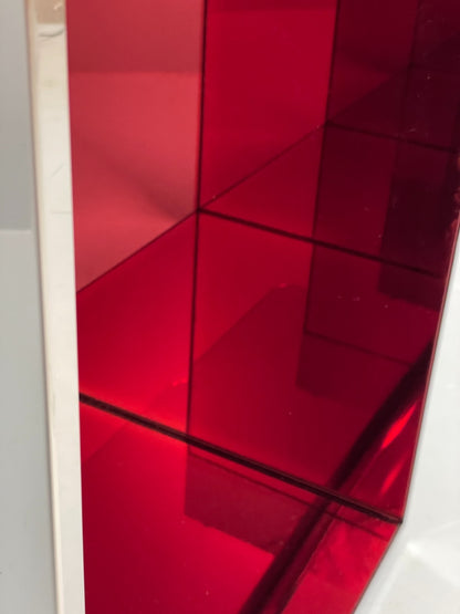 Italian Glass Dining Table By Gabriele Buratti For Acerbis Modern EB11492  MWOO21