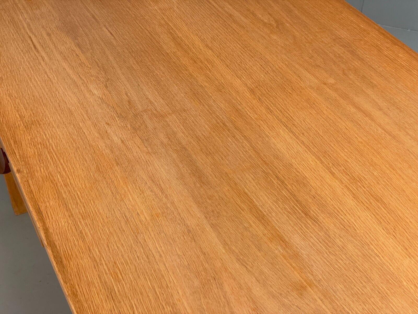 Vintage Danish Oak Desk Teak Handles With Drawers And Storage EB8722 MWOO - UKDK FURNITURE