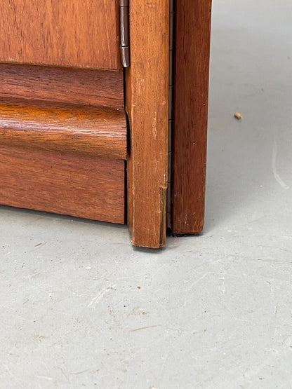 Vintage Teak Extending Home Drinks Bar By Reeds Furniture Shelving EB9119 MWOO - UKDK FURNITURE