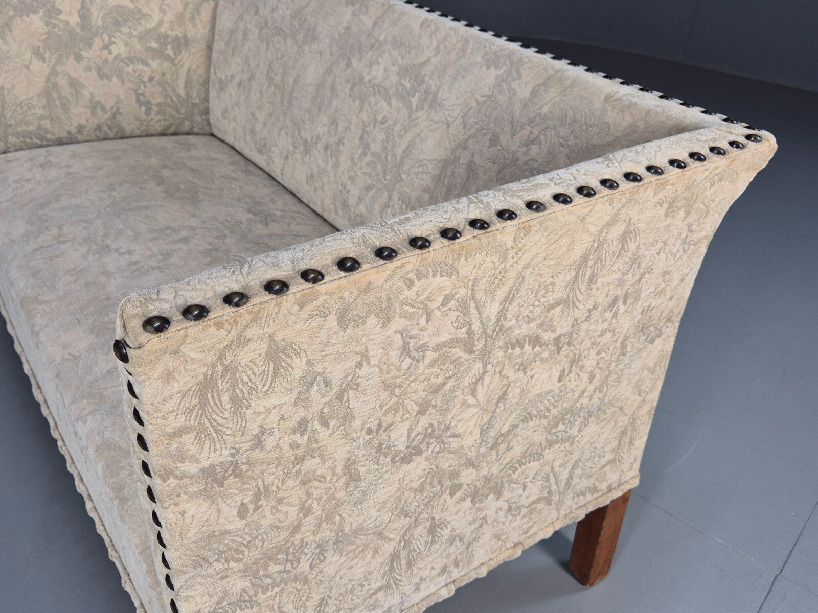Vintage Danish 2 Seat Sofa Small Boxy 1950s Retro EB9560 M2SS - UKDK FURNITURE