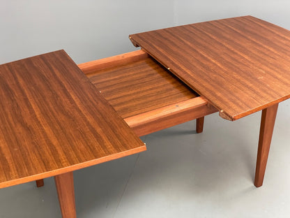 Vintage Gordon Russell Dining Table Extending Walnut & Teak 1960s EB9517 MWOO - UKDK FURNITURE