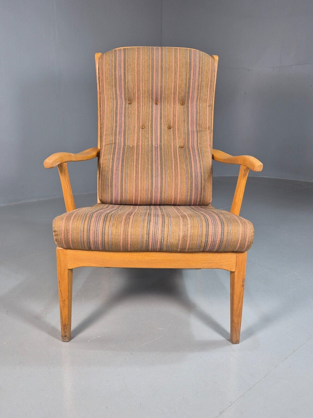 Vintage Swedish Oak Lounge Chair Designer Carl Malmsten EB7746 MNOR - UKDK FURNITURE