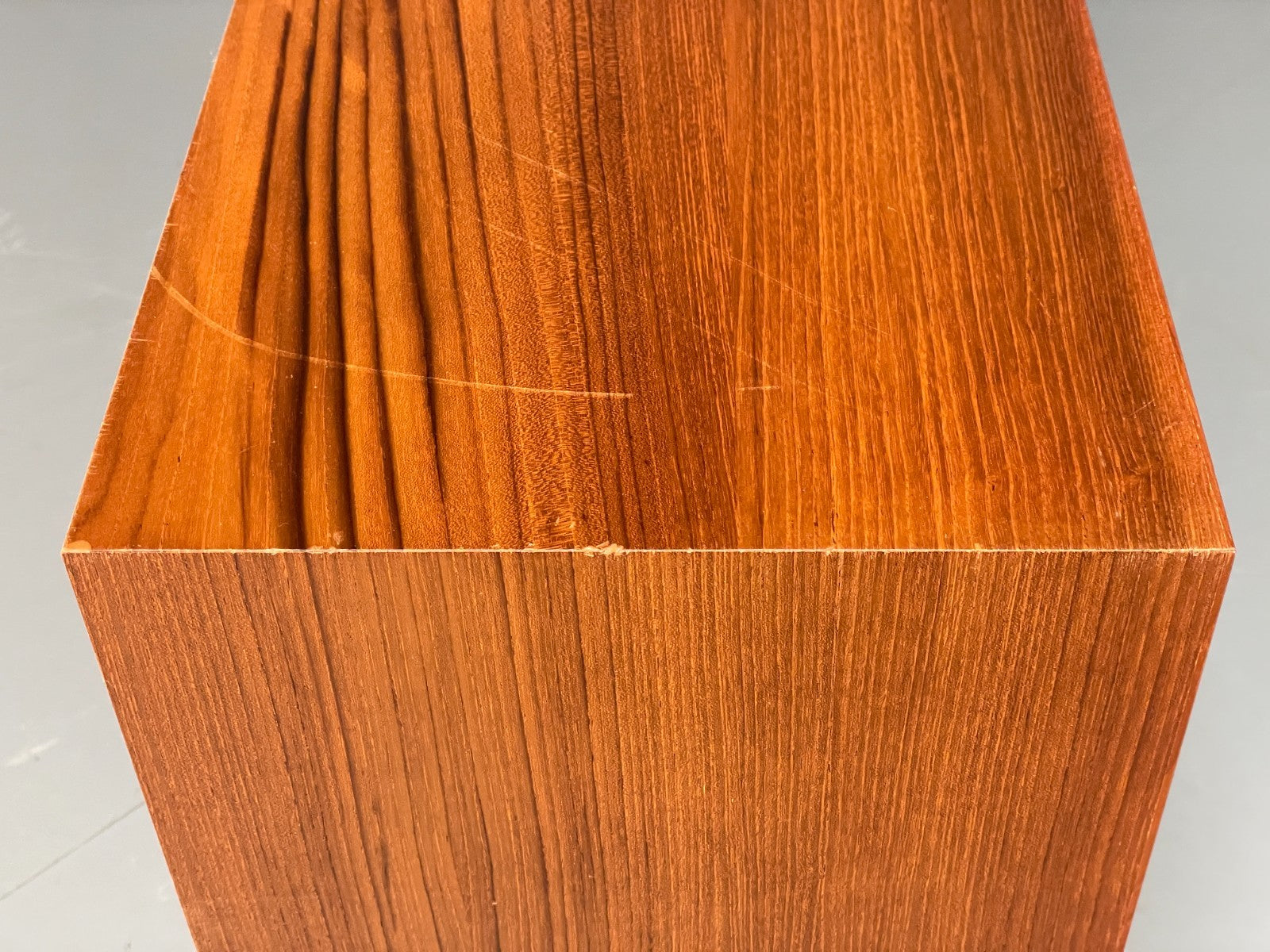 Vintage Teak Glazed Bookcase Danish 1970s Shelving Glass Retro EB11797 MWOO22
