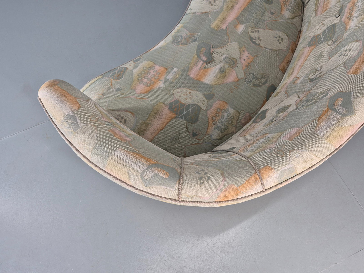 Vintage Two Seater Danish Curved Banana Sofa 1930s Art Deco Retro EB10792 M2SS20