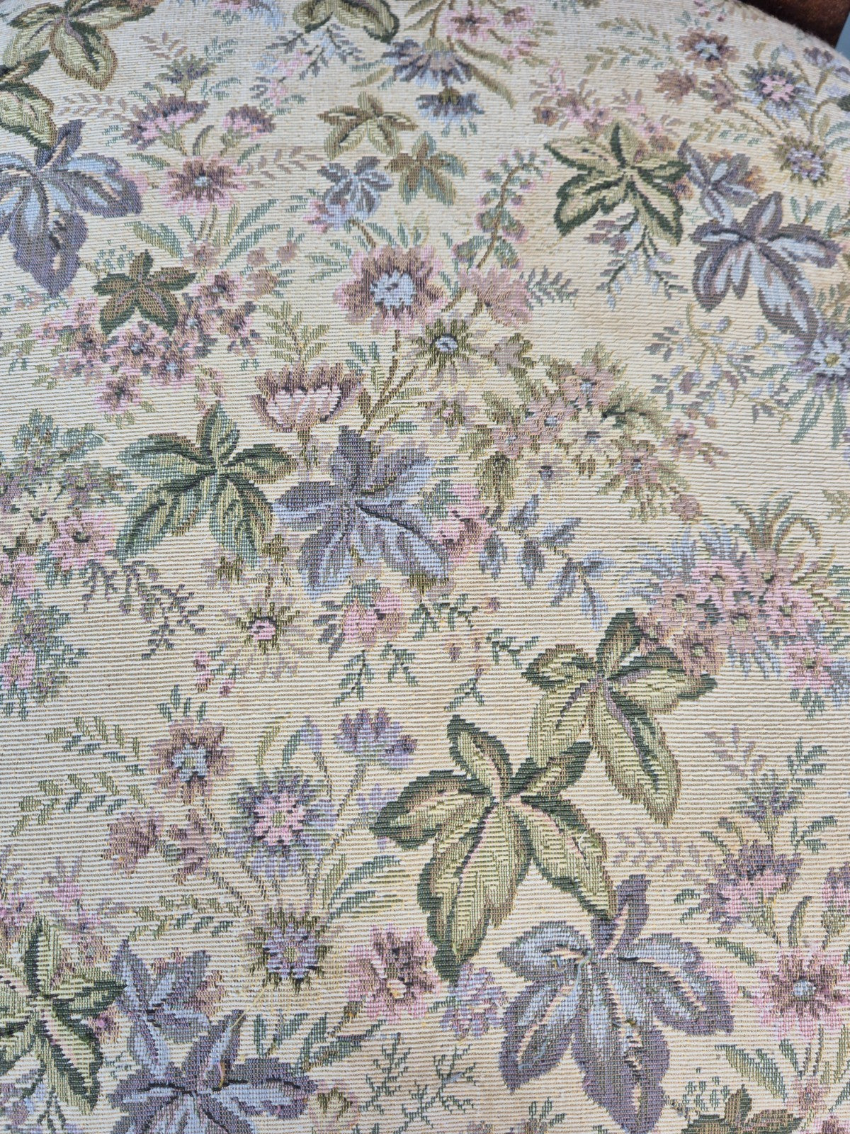 Antique Empire Dining Chair Mahogany Frame Pillared Slats Floral   EB11223 VDIN9