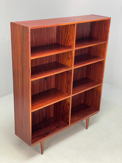 Vintage Danish Shelving Unit Retro Adjustable Storage Darkwood EB9103 MWOO - UKDK FURNITURE