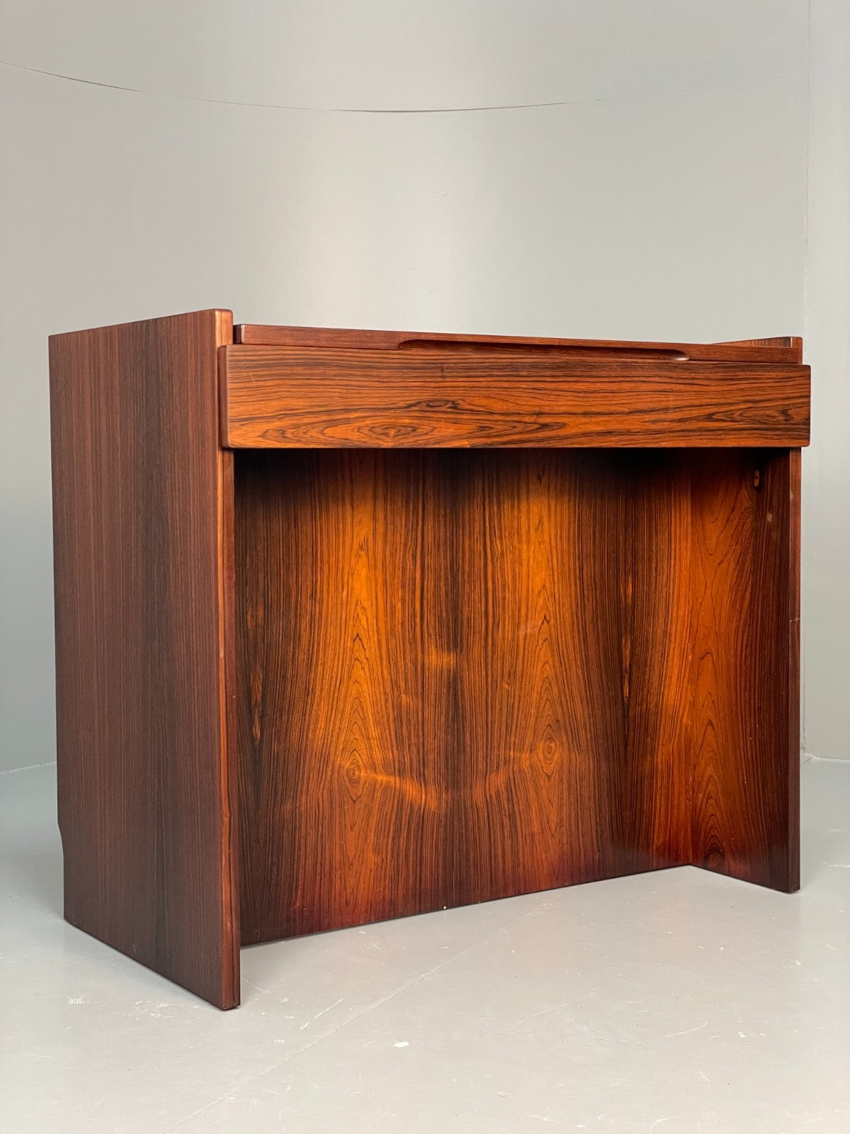 Vintage Compact Dressing Table 1970s Danish Retro Mirrored Storage EB10837 MWOO1