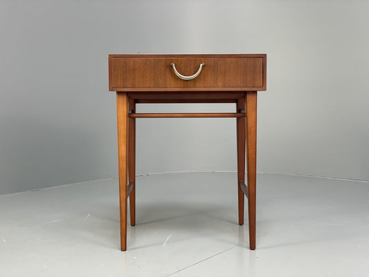 Vintage Meredew Bedside Cabinet Walnut Brass Mid Century 1950s EB9829 MWOO - UKDK FURNITURE