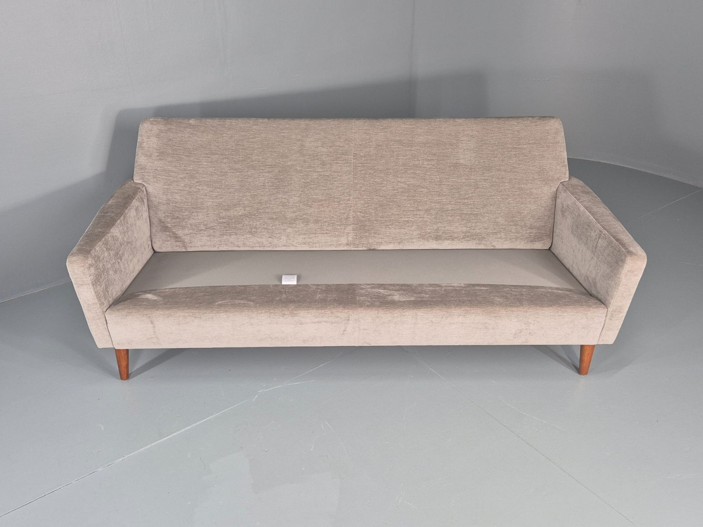 Vintage Danish 3 Seat Settee Mid Century 1960s New Upholstery EB11820 M3SS9