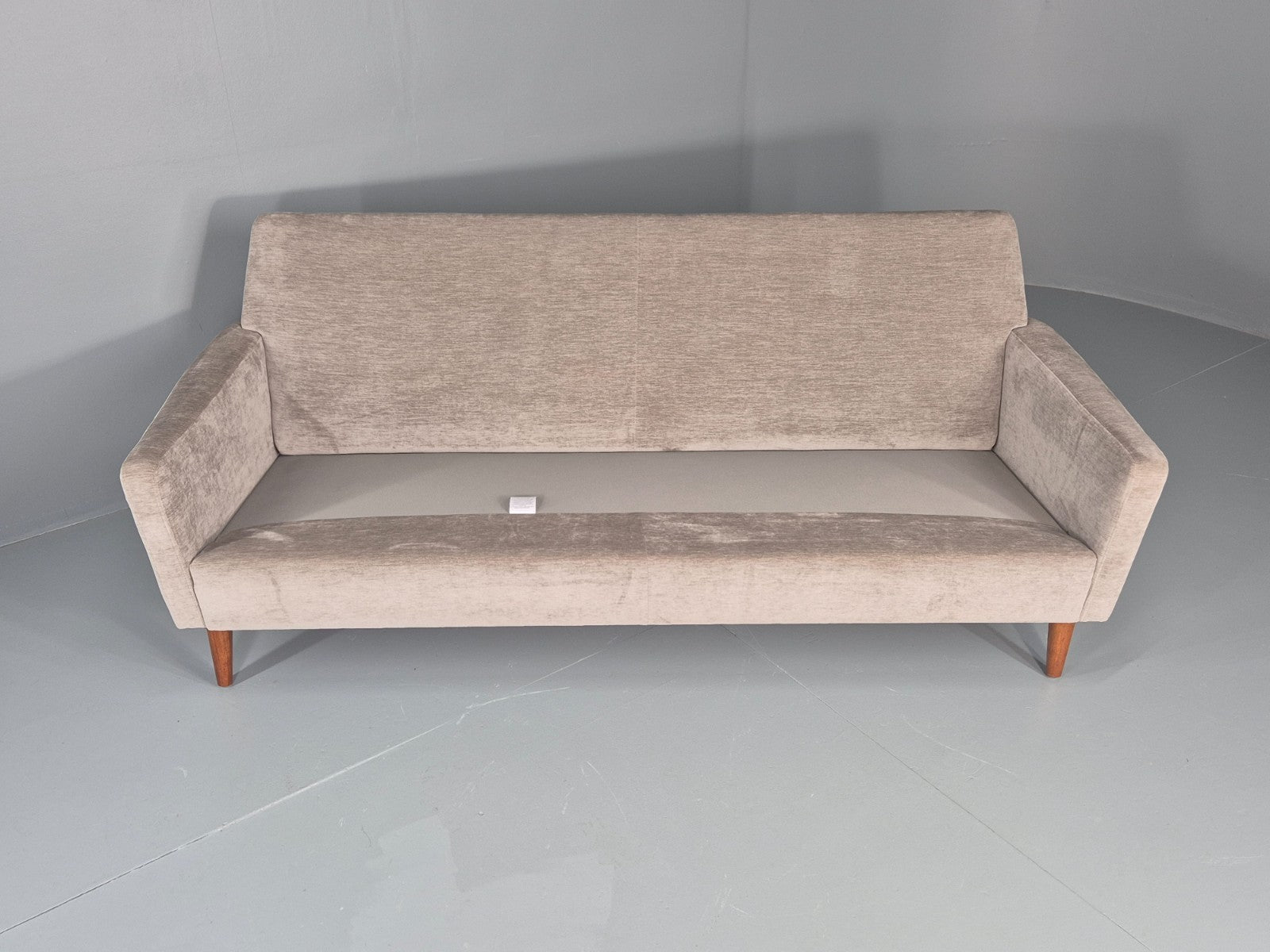 Vintage Danish 3 Seat Settee Mid Century 1960s New Upholstery EB11820 M3SS9