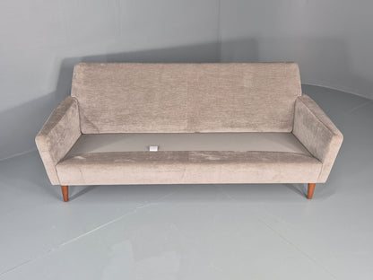 Vintage Danish 3 Seat Settee Mid Century 1960s New Upholstery EB11820 M3SS9